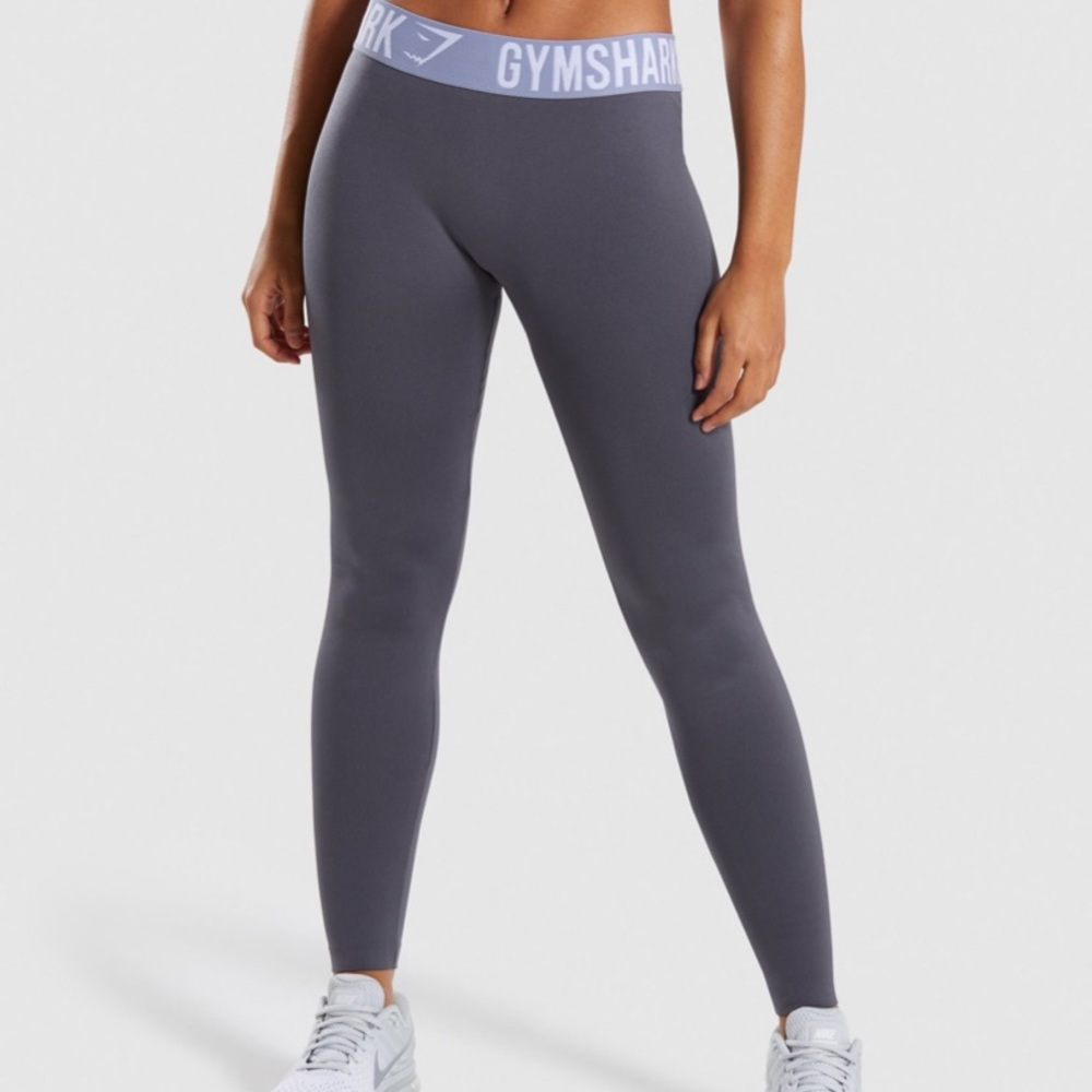 Gymshark Fit Leggings grey and purple